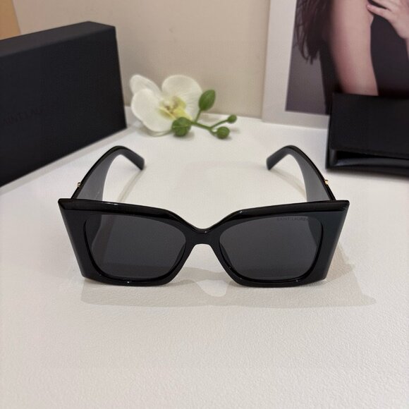 New Saint Laurent SL M119 BLAZE-001 Black Cat Eye Women\'s Sunglasses Fashion main image 6